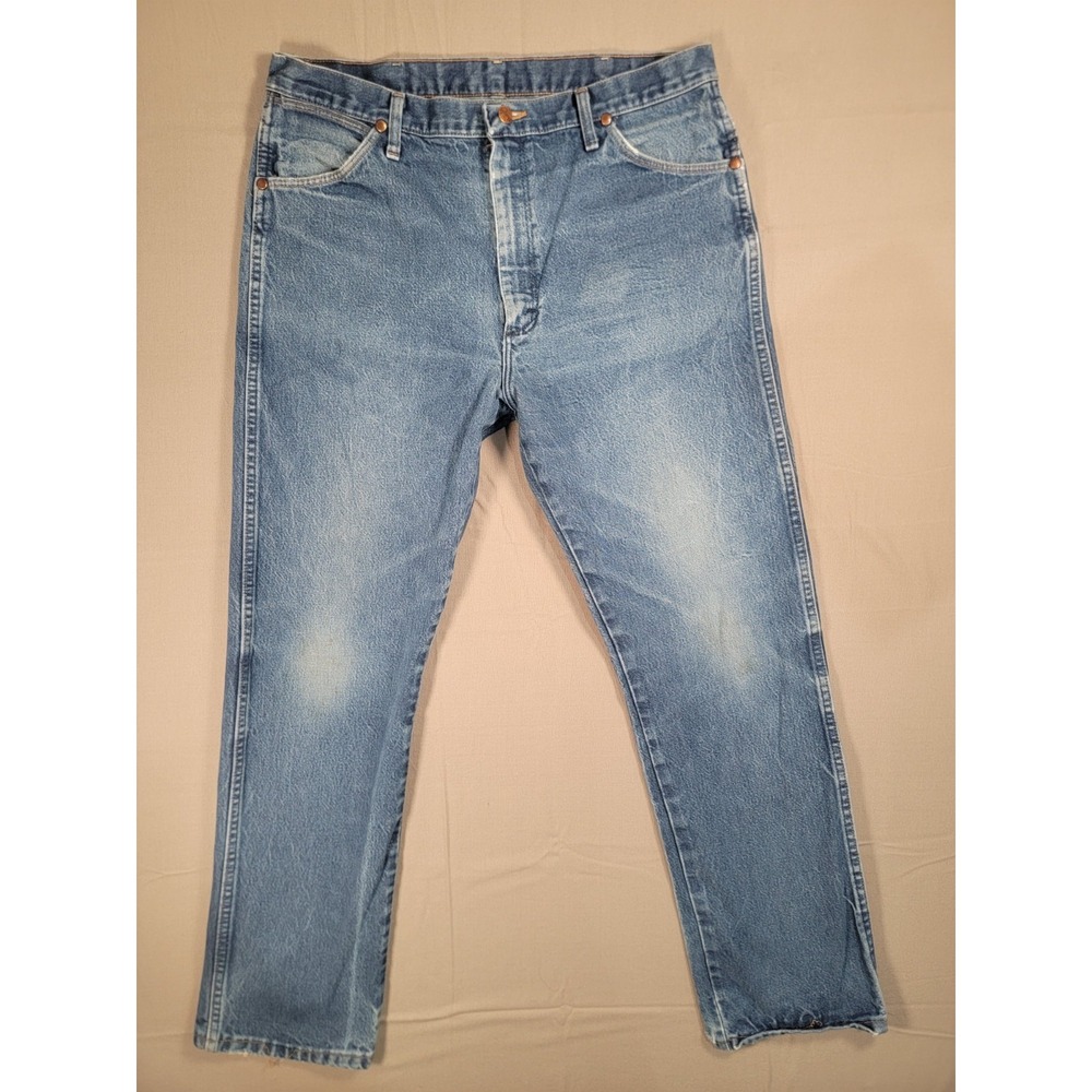 Wrangler 13MWZ Cowboy Cut Jeans Medium Wash 38x32 Western Heritage‎